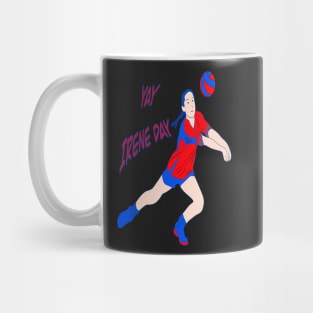 YAY IRENE DAY NEON GIRL VOLLEYBALL PLAYER Mug